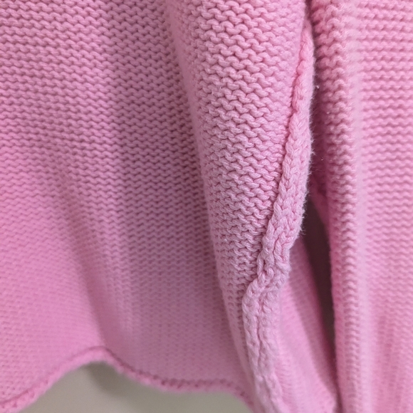 Cotton Candy LA Cropped Bubble Gum Pink Sweater - Picture 3 of 6